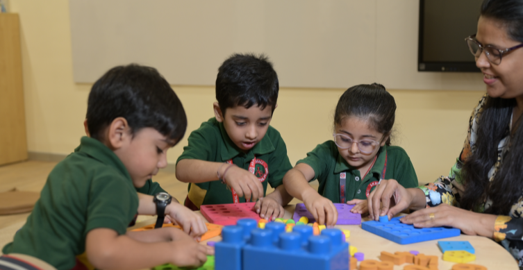Pre Primary students learning through play